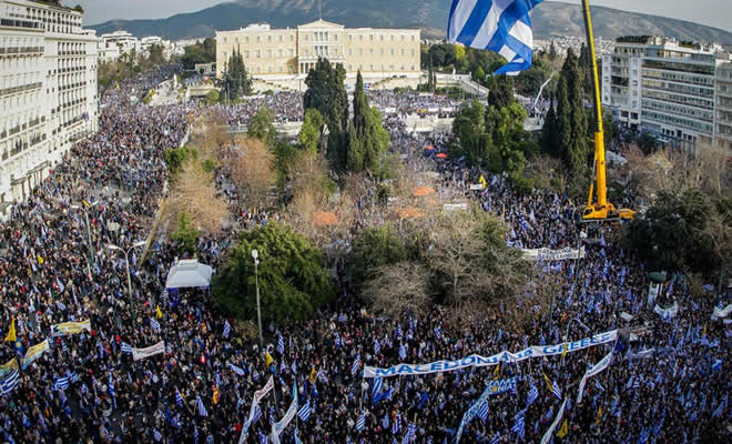 Το συλλαλητήριο της 20ης Ιανουαρίου 2019, για τη Μακεδονία