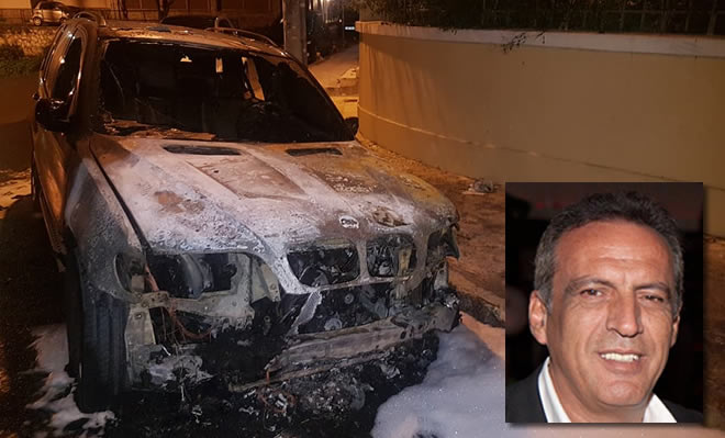 Έκαψαν το αυτοκίνητο του υποψήφιου βουλευτή της Νέας Δημοκρατίας στη Λακωνία και πρώην προέδρου της ΟΝΝΕΔ, Γιάννη Κουλιζάκου