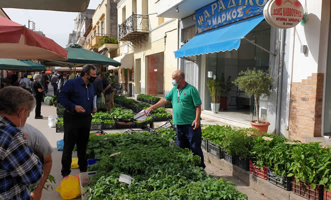 Ενημερωτική εξόρμηση πραγματοποίησε κλιμάκιο του ΣΥΡΙΖΑ-ΠΣ Λακωνίας για τις λαϊκές αγορές και τα εργασιακά στη Σπάρτη