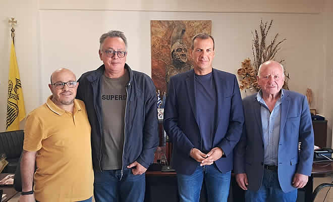 Συνάντηση του Δημάρχου Σπάρτης με τον Πρόεδρο της ΠΟΜΑΜΕΑ Πελοποννήσου και τον Πρόεδρο του Σωματείου ΑΜΕΑ Λακωνίας
