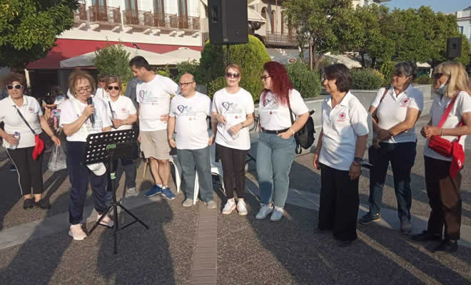 Ηχηρό Μήνυμα Ελπίδας στους Επιζώντες από τον Καρκίνο από Σωματεία και Συλλόγους της Λακωνίας