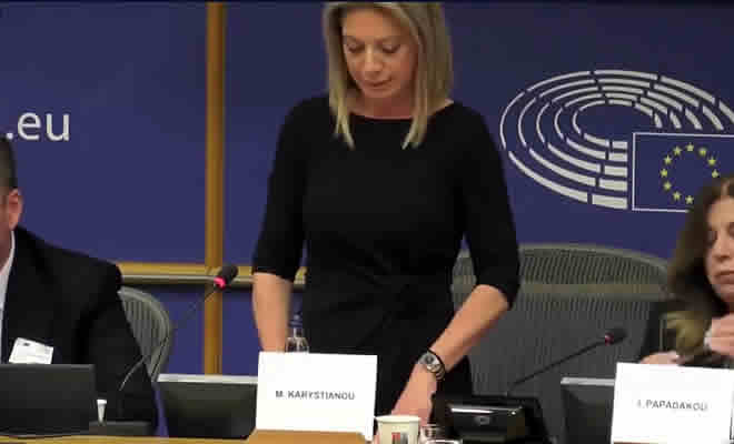 Καταχειροκροτήθηκε (ξανά) στο Ευρωκοινοβούλιο η Καρυστιανού - Οι ομιλίες Γενιδούνια και Κόκκαλη