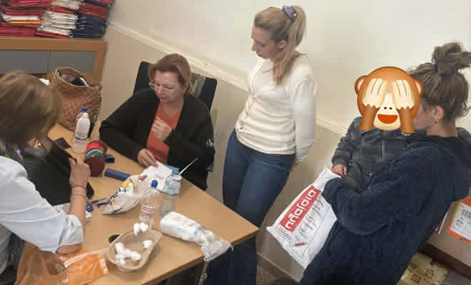 Εμβολιασμός παιδιών Ρομά  από το Πρόγραμμα Υγεία για Όλους