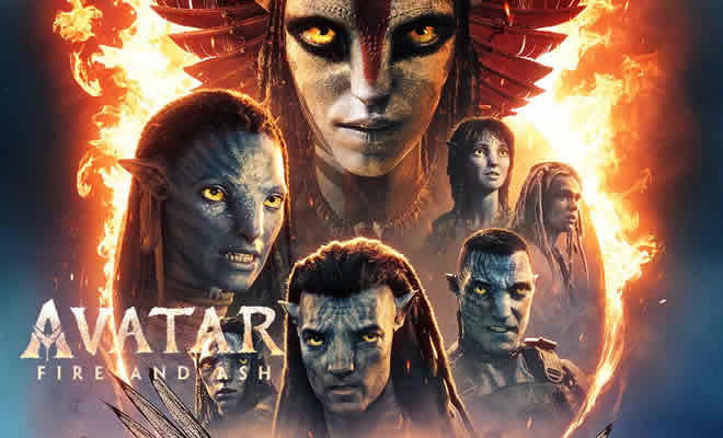 Θα προβάλλεται η Περιπέτεια Φαντασίας  «Avatar:Φωτιά και Στάχτη» (Avatar: Fire and Ash)