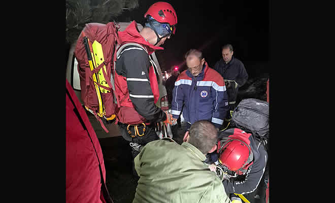 Περιφέρεια: Αίσιο τέλος είχε η επιχείρηση διάσωσης των οκτώ ορειβατών στον Ταΰγετο