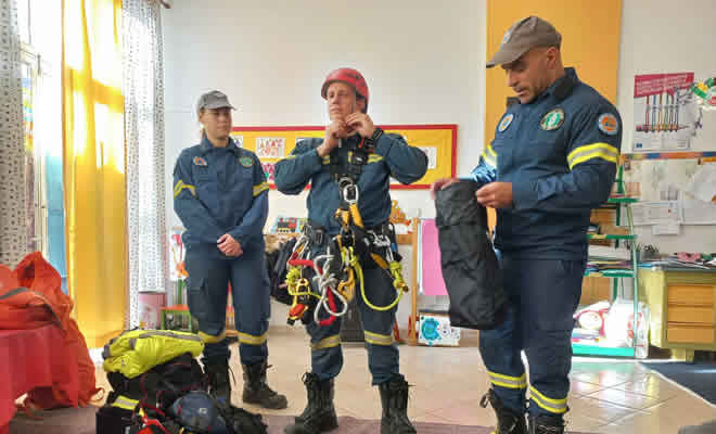 Μάθημα ενημέρωσης και πρόληψης από την Πολιτική Προστασία του Δήμου Σπάρτης στο 7ο Νηπιαγωγείο