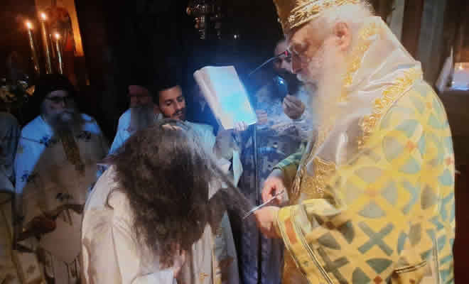 Κουρά Παντανάσσης Μοναχής στην Ι. Μ. Ζερμπίτσης