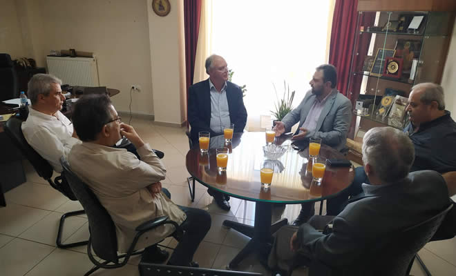 Συνάντηση του βουλευτή Λακωνίας ΣΥΡΙΖΑ Σταύρου Αραχωβίτη με τον Δήμαρχο Σπάρτης κ. Δούκα