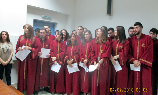 Η Ορκωμοσία των αποφοίτων του ΤΕΙ Πελοποννήσου, στη Σπάρτη