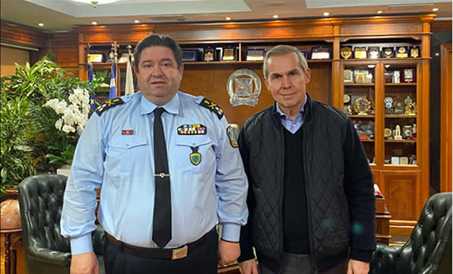 Τα θέματα δημόσιας ασφάλειας της Λακωνίας στη συνάντηση Δαβάκη με τον Αρχηγό της Αστυνομίας