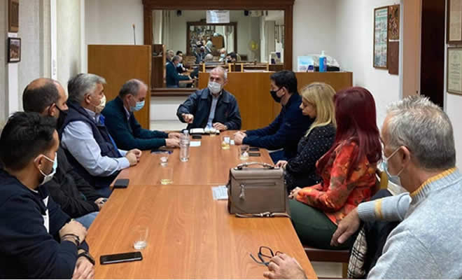 Εμπορικός Σύλλογος Σπάρτης: Έκτακτη συνάντηση με τον βουλευτή Λακωνίας κύριο Αθανάσιο Δαβάκη 