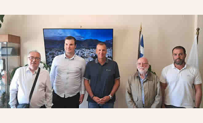 Συνάντηση του Δημάρχου Σπάρτης με αντιπροσωπεία της γαλλικής αδελφοποιημένης πόλης Le Plessis Trevise