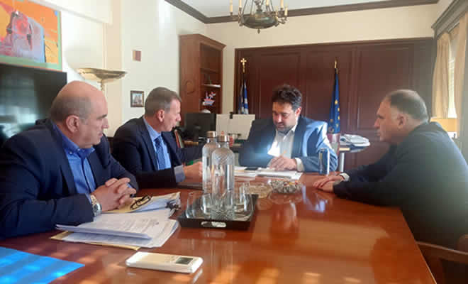Συνάντηση Βακαλόπουλου με τον αναπληρωτή Υπουργό Εσωτερικών κ. Θεόδωρο Λιβάνιο