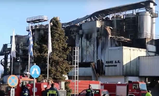 Σοβαρότατες υλικές ζημιές υπέστη η μονάδα της Σπάρτης της Α.Ε. Κ. ΧΑΤΖΕΛΗΣ από πυρκαγιά που εκδηλώθηκε τα ξημερώματα της Παρασκευής 