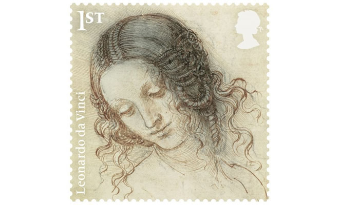 «Η Λήδα της Σπάρτης σε βρετανικό γραμματόσημο», από τον Βαγγέλη Μητράκο