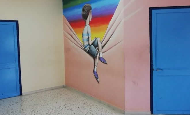 Τρίκαλα: Ένα σχολείο γεμάτο τέχνη και πίνακες ζωγραφικής