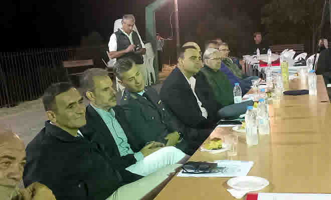 O Θεόδωρος Βερούτης στην εκδήλωση αφιερωμένη στον Λογγαστρίτη Οπλαρχηγό της Επανάστασης Γέρο Κλέφτη Αντώνη Νικολόπουλο